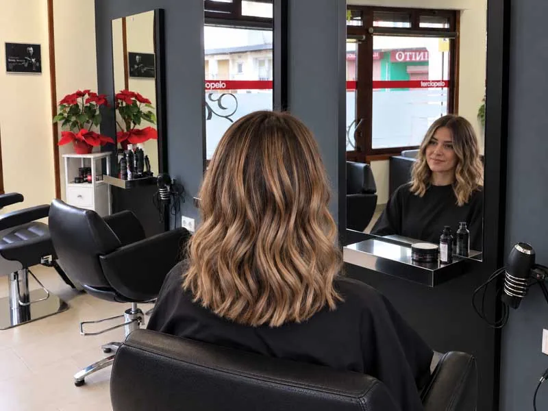 Recogido de novia realizado en la peluquería Terciopelo de Ferrol